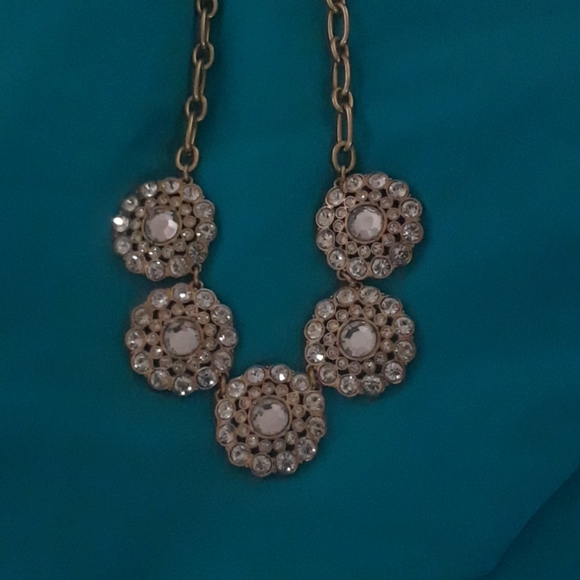 J Crew Rhinestone Statement Necklace - Picture 4 of 5